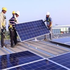 solar panel installation